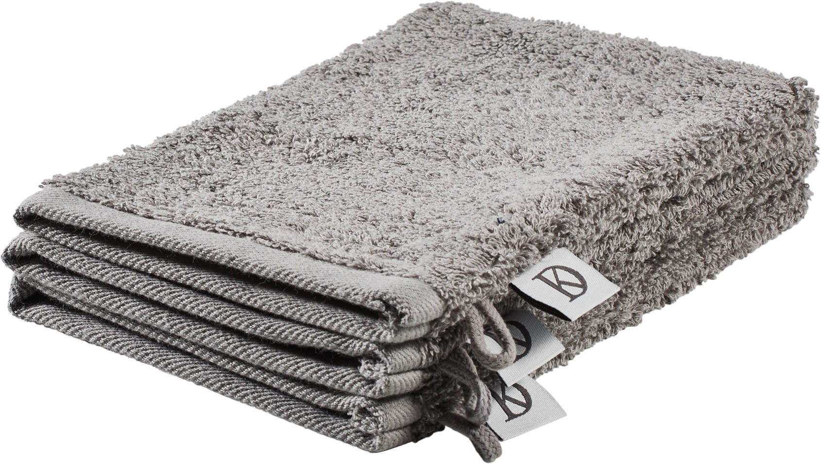 WASCHLAPPEN BASIC Grau, Beige  - Beige/Grau, Design, Textil (16/21cm) - Dieter Knoll