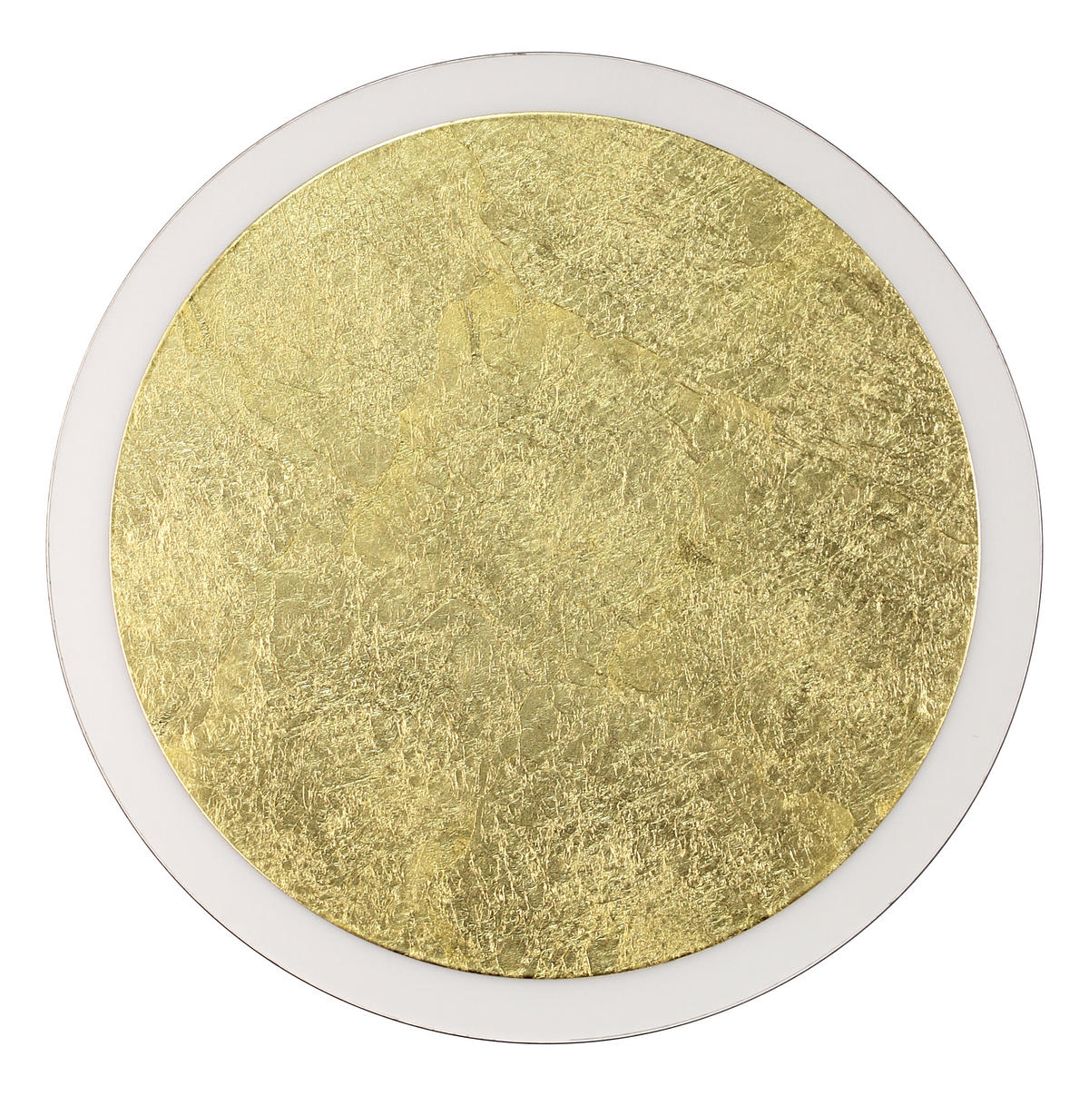 LED-DECKENLEUCHTE MOON 40/4,1 cm   - Goldfarben/Schwarz, Design, Metall (40/4,1cm)