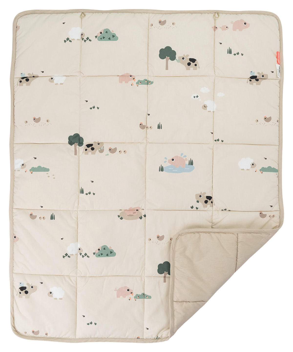 KRABBELDECKE  - Sandfarben, Basics, Textil (80,0/100,0/2,0cm) - done by deer