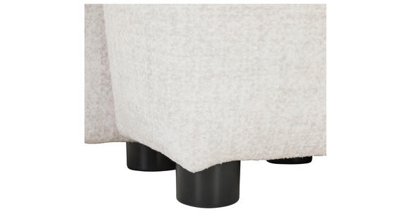 ECKSOFA  in Mikrofaser Naturfarben  - Schwarz/Naturfarben, KONVENTIONELL, Kunststoff/Textil (295/169cm) - Carryhome