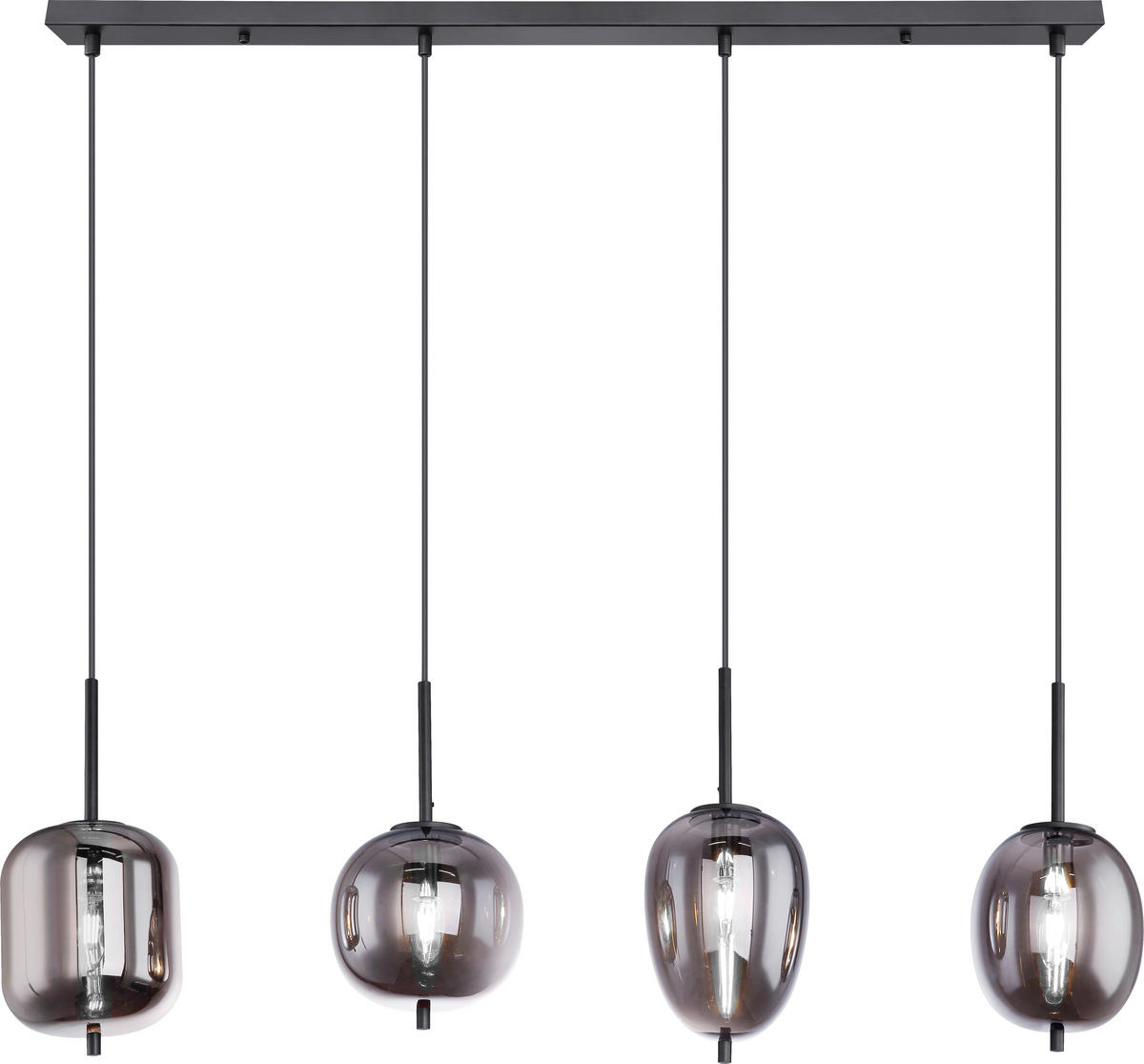 FÜGGŐLÁMPA 100/18,5/120 cm  - Lifestyle, Üveg/fém (100/18,5/120cm) - Dieter Knoll