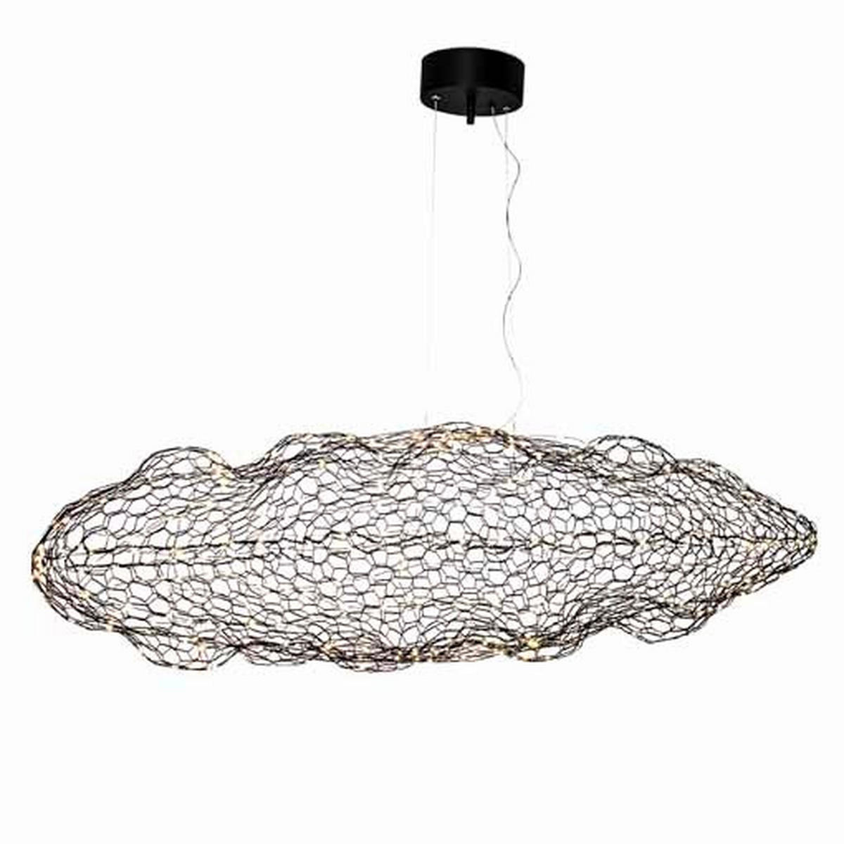 LED-HÄNGELEUCHTE HAYDEN 115/37/50 cm   - Schwarz, Design, Metall (115/37/50cm) - By Rydéns