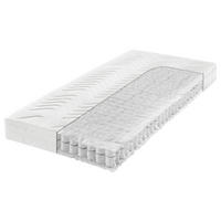 TASCHENFEDERKERNMATRATZE 200/200 cm Höhe ca. 19 cm  - Weiss, Basics, Textil (200/200cm) - Sleeptex