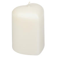 STUMPENKERZE  - Weiß, LIFESTYLE, Paraffin (7,0/10,0cm) - Steinhart