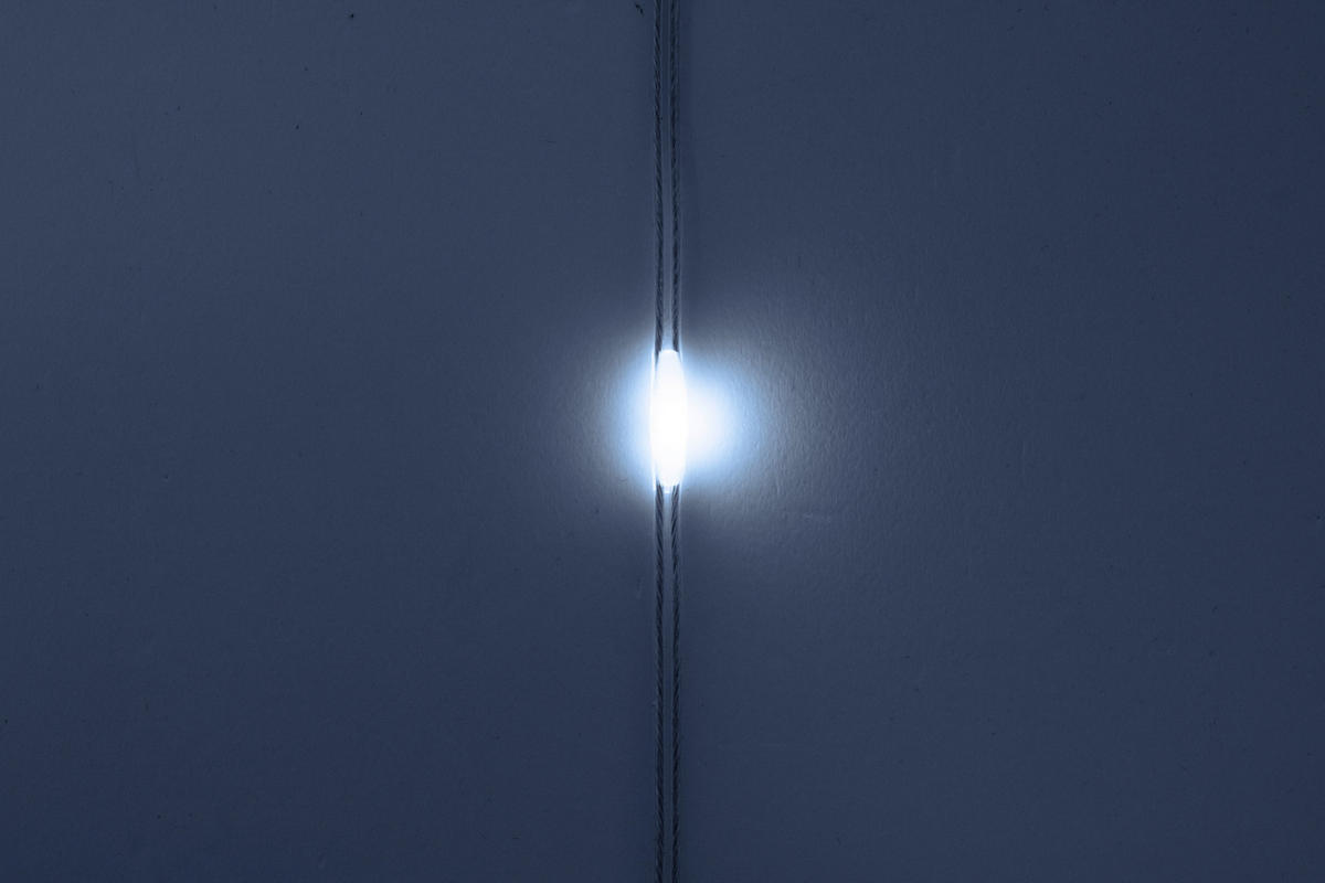 FÉNYFÜGGÖNY - fehér, Basics, műanyag (1500/56cm)