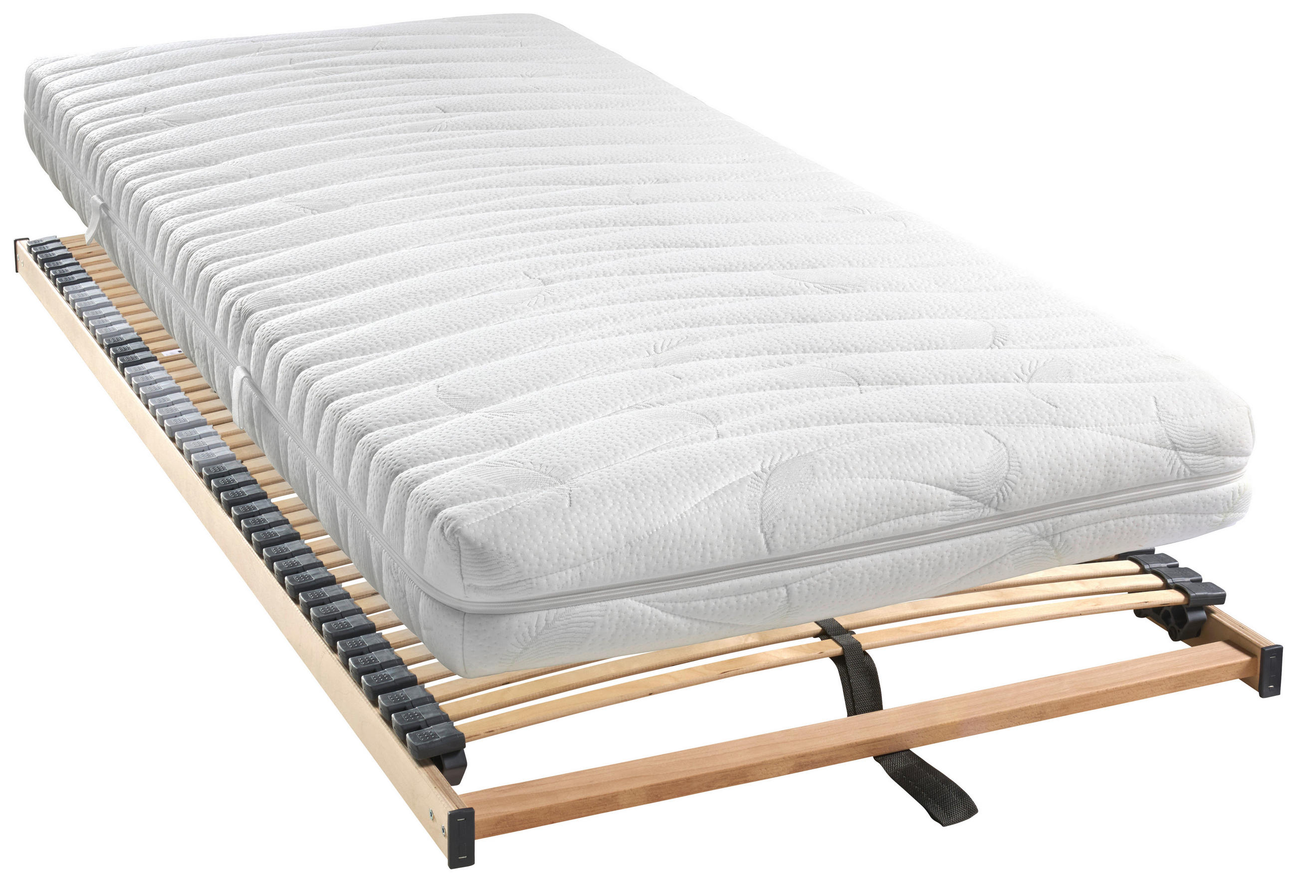MATRATZENSET 140/200 cm  - Buchefarben, KONVENTIONELL, Holz (140/200cm) - Novel