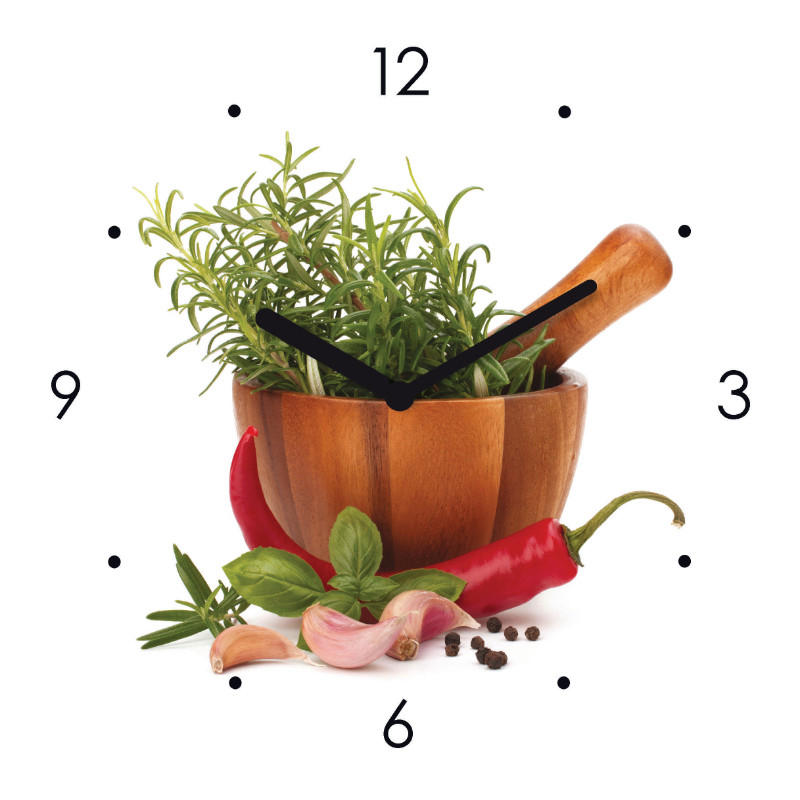 WANDUHR  Multicolor  - Multicolor, Basics, Glas (20/20cm) - Euroart