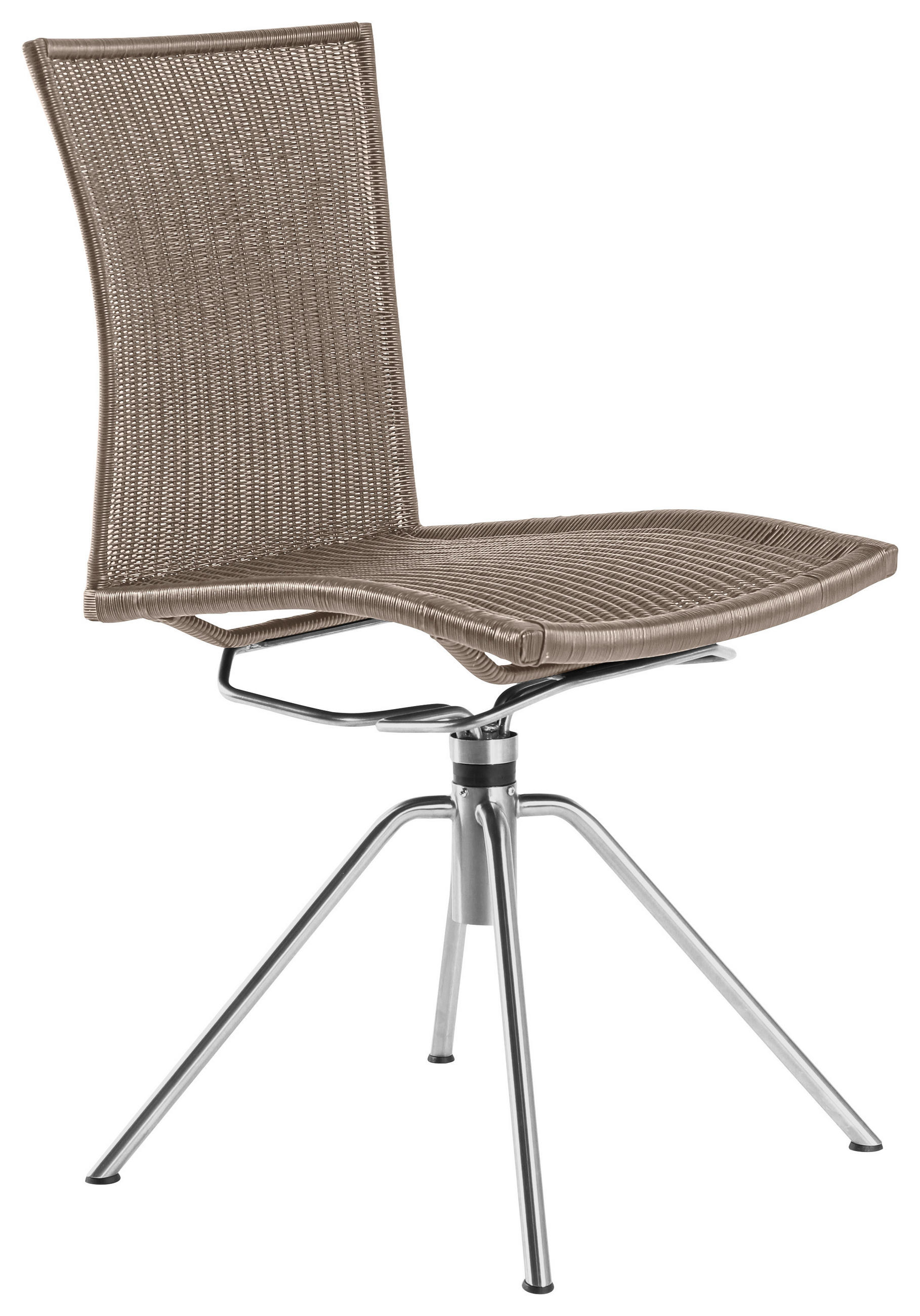 GARTENSTUHL Edelstahl Grau  - Edelstahlfarben/Grau, Basics, Kunststoff/Metall (52/91/58cm) - Musterring
