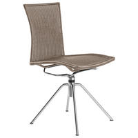 GARTENSTUHL Edelstahl Grau  - Edelstahlfarben/Grau, Basics, Kunststoff/Metall (52/91/58cm) - Musterring