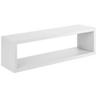 STENSKI REGAL 59/17/14,5 cm bela  - bela, Konvencionalno, leseni material (59/17/14,5cm) - Xora
