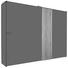 SCHWEBETÜRENSCHRANK in Schwarz, Eichefarben - Eichefarben/Schwarz, Design, Glas/Holzwerkstoff (280/223/68cm) - Novel SCHWEBETÜRENSCHRANK in Schwarz, Eichefarben - Eichefarben/Schwarz, Design, Glas/Holzwerkstoff (280/223/68cm) - Novel