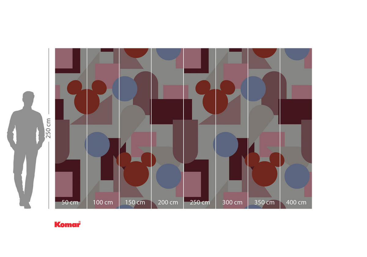 VLIESTAPETE - Multicolor, Basics (400/250cm) - Komar