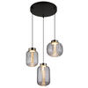 LED-HÄNGELEUCHTE 50/150 cm    - Klar/Chromfarben, Basics, Glas/Kunststoff (50/150cm) - Globo