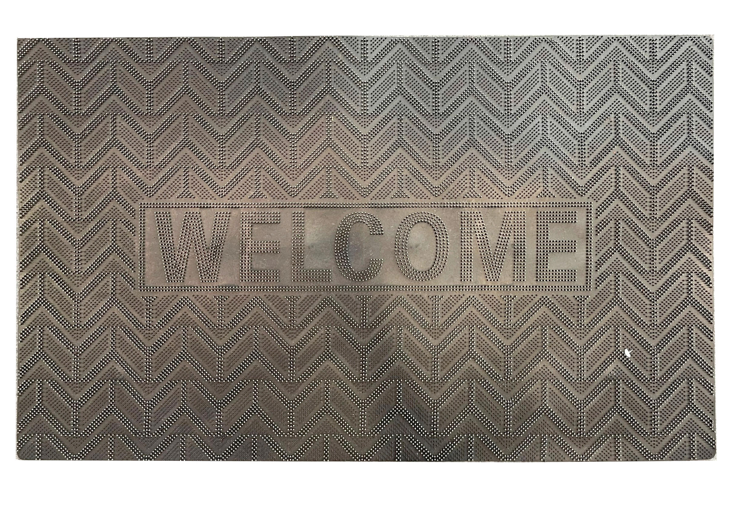 LÁBTÖRLŐ  - szürkésbarna, Basics, műanyag (75/45/0,5cm)