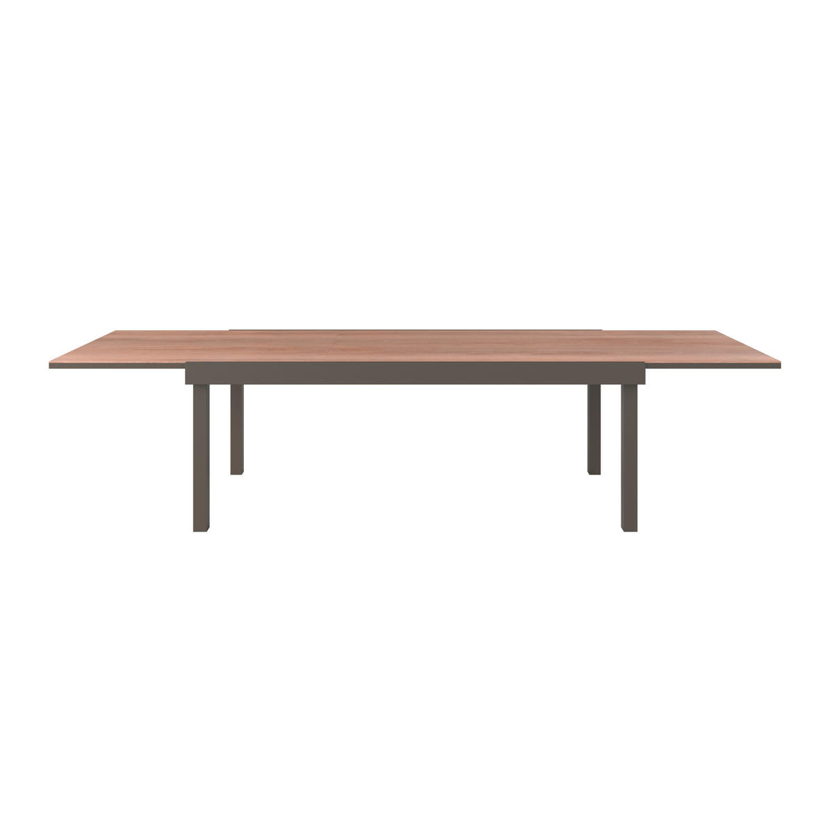 KERTI ASZTAL   - barna, Modern, műanyag/fém (200/320/75/100cm) - Ambia Garden