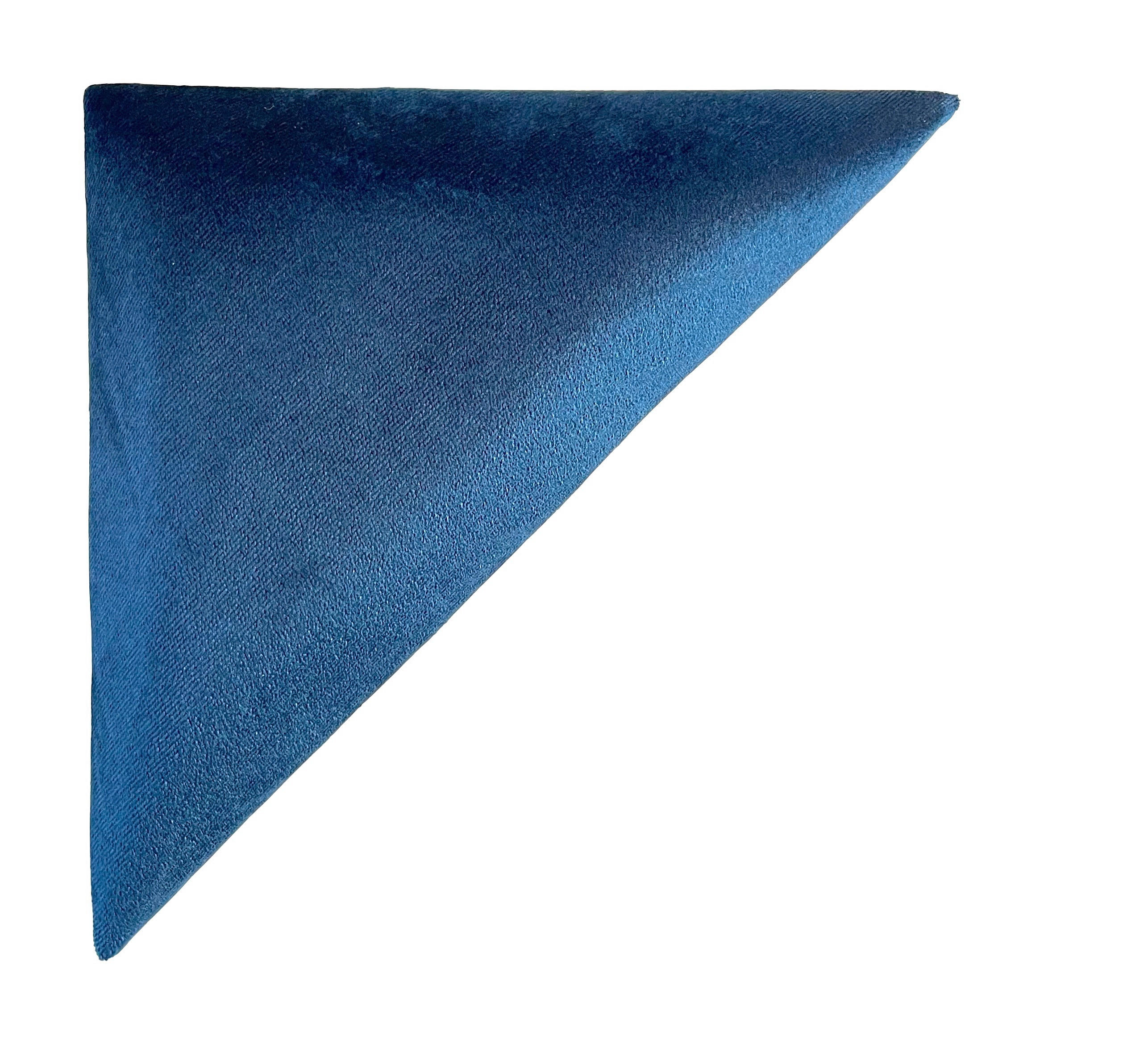Polsterpaneel 2er-set 29,5x29,5 Cm Dreieckig, Blau