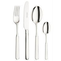BESTECKSET CASALI 24-teilig Stahl  - Edelstahlfarben, Basics, Metall (25,5/7/5,3cm) - Pintinox