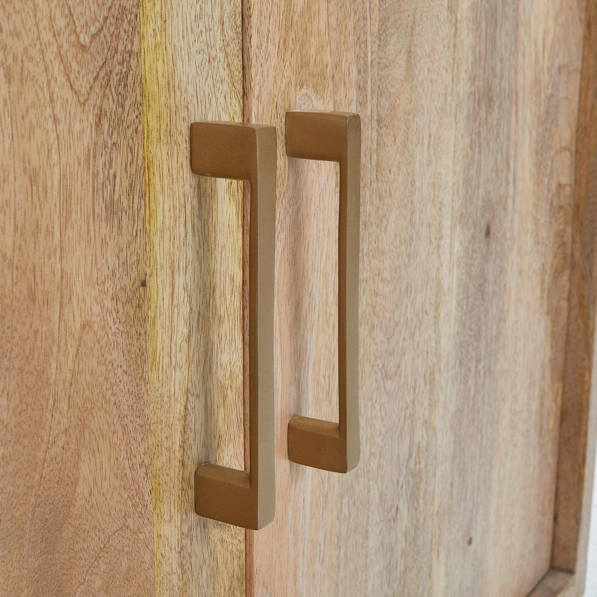 REGAL  88/192/40 cm Naturfarben, Goldfarben  - Goldfarben/Naturfarben, Natur, Holz/Metall (88/192/40cm) - MID.YOU