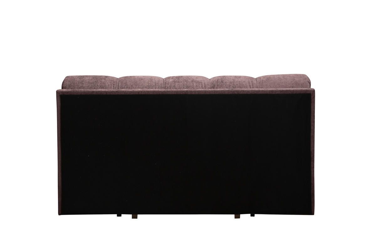 SCHLAFSOFA  mit Stoffauswahl, Schlafen auf Sitzhöhe Chenille Altrosa  - Schwarz/Altrosa, KONVENTIONELL, Kunststoff/Textil (166/93/106cm) - home24