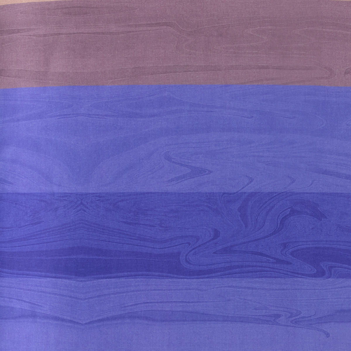 BETTWÄSCHE Satin 135/200 cm  - Blau/Braun, KONVENTIONELL, Textil (135/200cm) - Ambiente