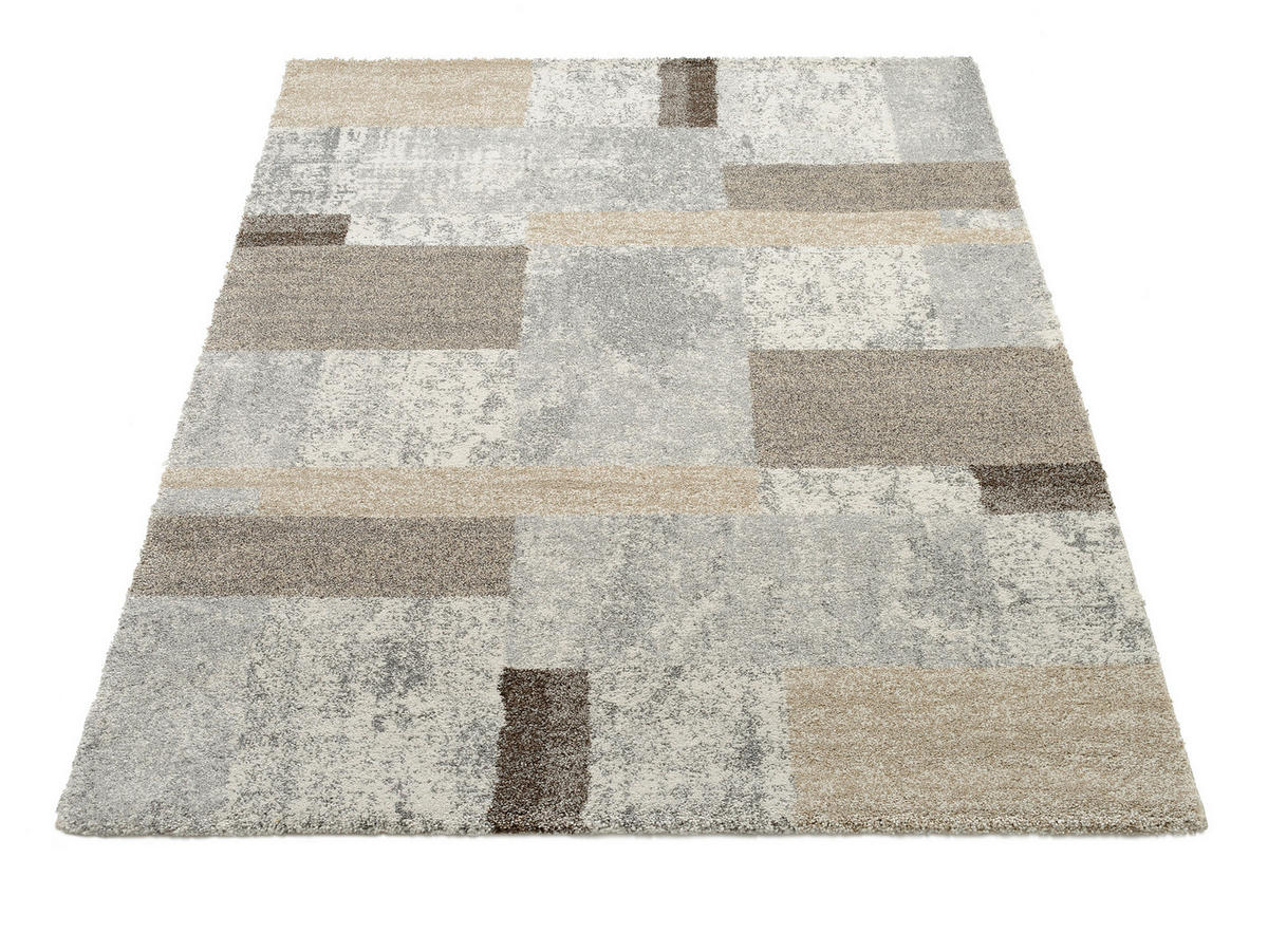 WEBTEPPICH  Wohnzimmer 200/200 cm Grau rechteckig  - Grau, Design, Textil (200/200cm) - Novel
