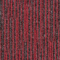 Teppichfliese Ambition 120 - Rot/Grau, Basics, Textil (50/50cm)