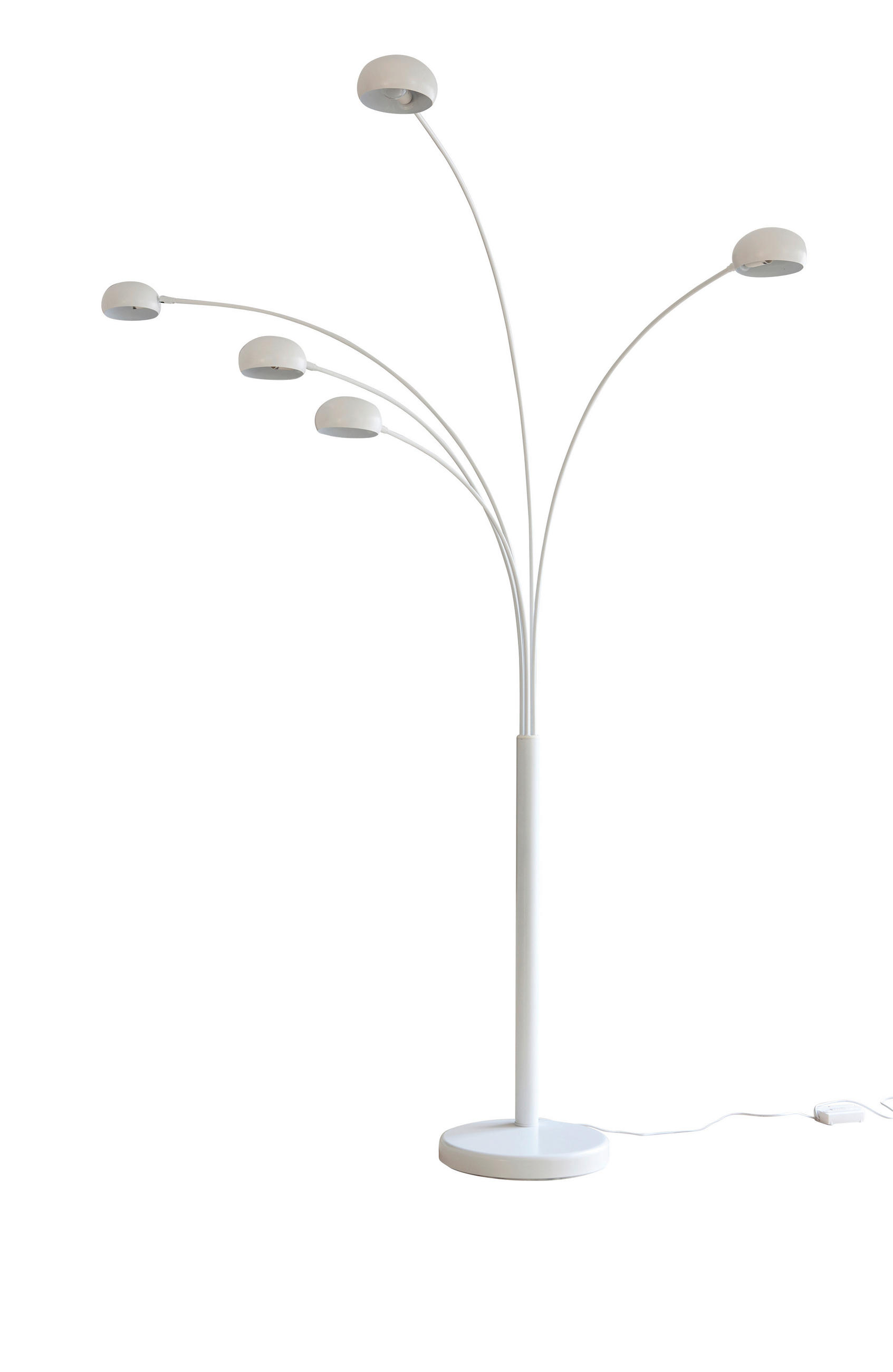 BOGENLEUCHTE  150/205/36 cm   - Weiß, Design, Stein/Metall (150/205/36cm) - P & B