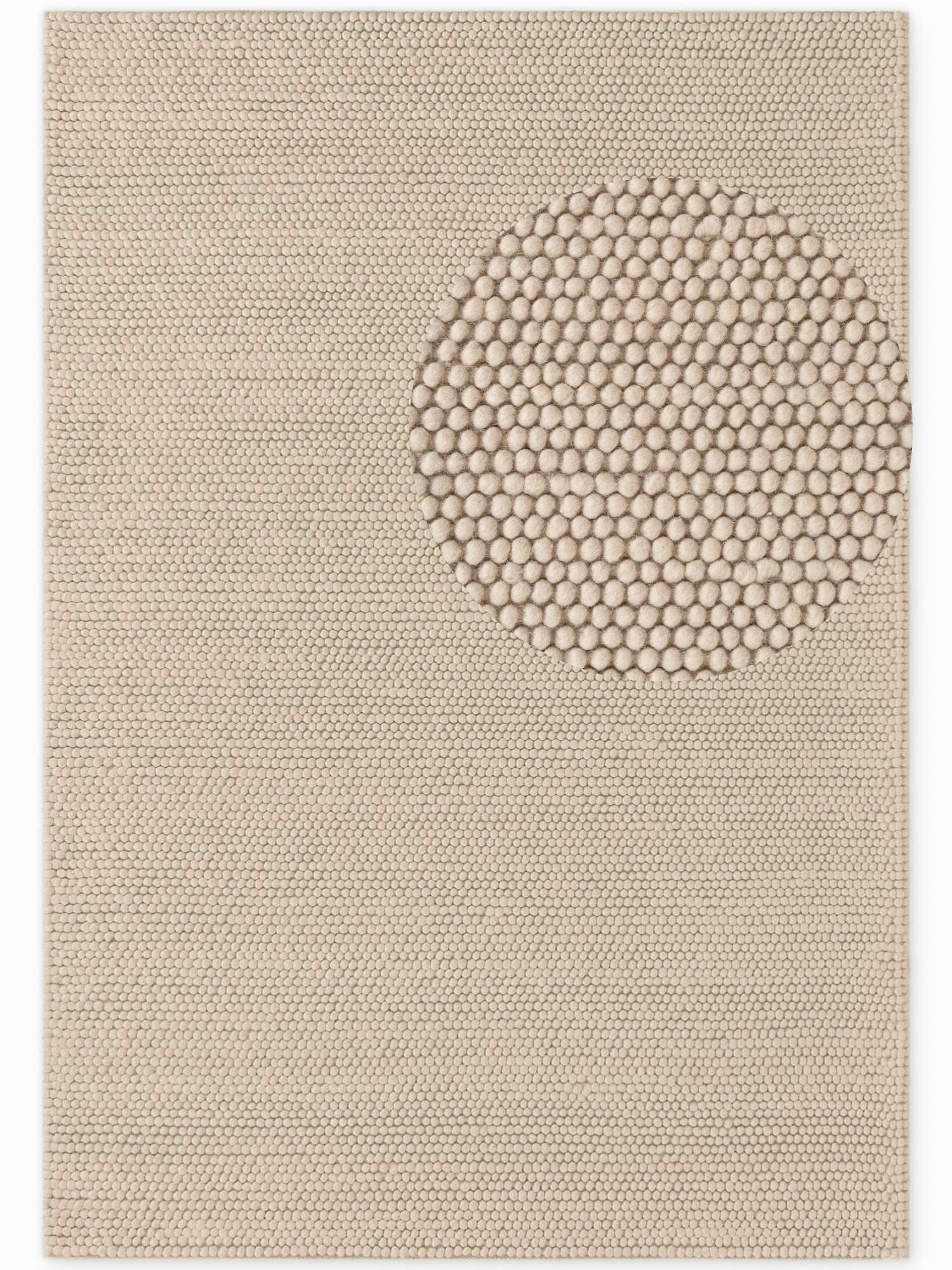 WOLLTEPPICH 120/170 cm Richmond Beige rechteckig  - Beige, KONVENTIONELL, Textil (120/170cm) - Ted Baker