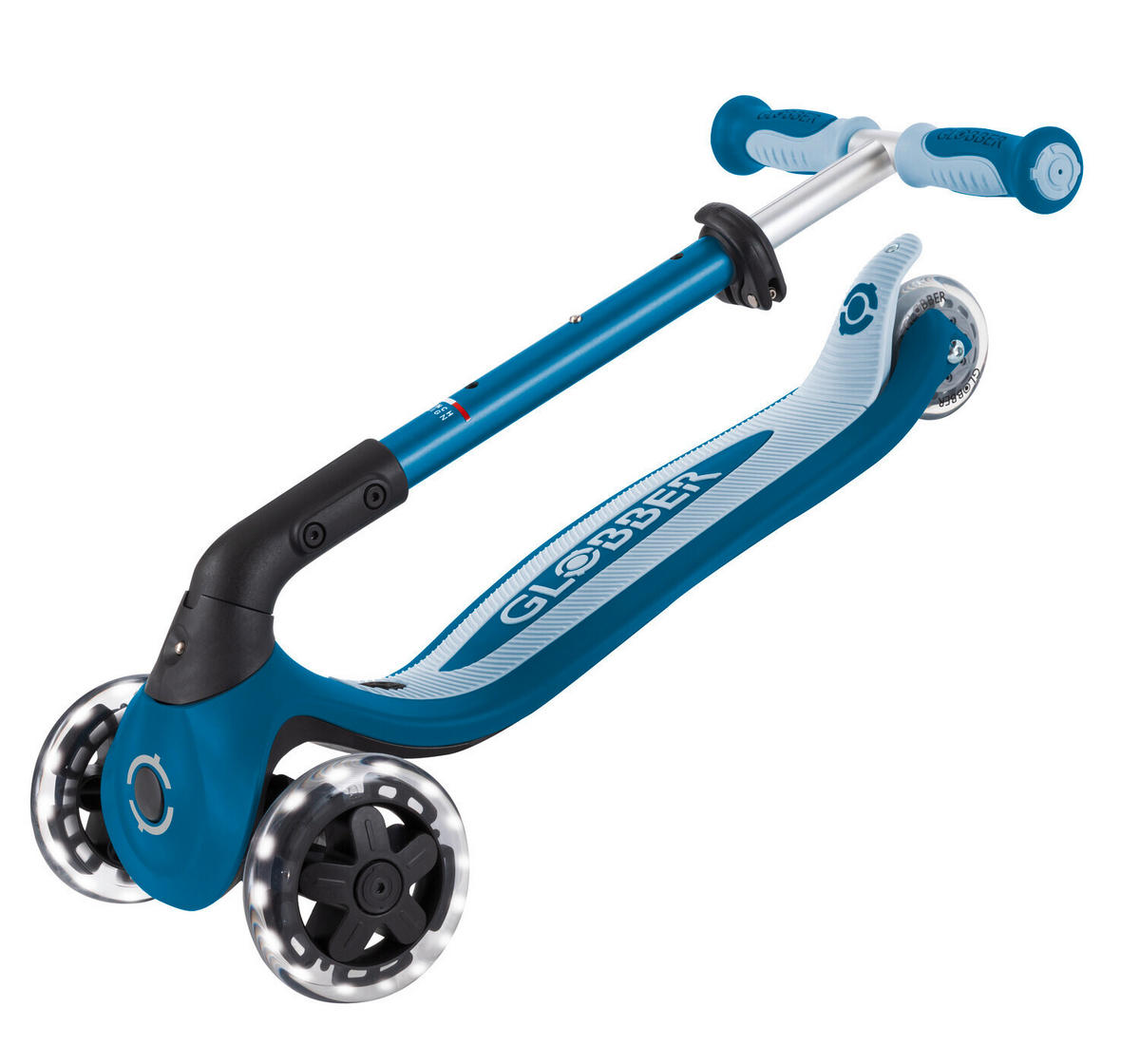 LAUFRAD GO-UP BABY 360 LIGHT 3IN1  - Petrol/Hellblau, LIFESTYLE, Kunststoff/Metall (75/29,5/102,5cm) - GLOBBER
