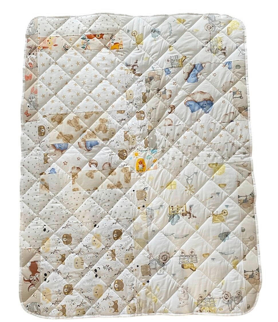 OTROŠKA ODEJA   100/2/135 cm        prešito   - večbarvno, Basics, umetna masa/tekstil (100/2/135cm)