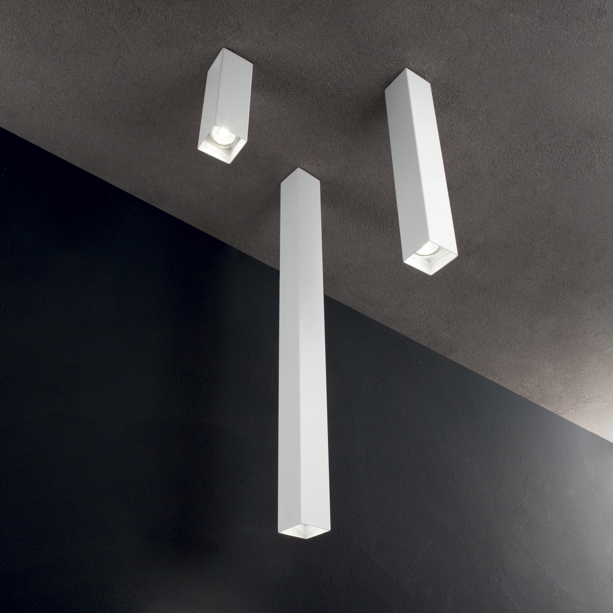 DECKENLEUCHTE Sky 6/40/6 cm   - Weiß, KONVENTIONELL, Metall (6/40/6cm)