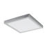 AUFBAULEUCHTE LED-Leuchtmittel - Weiß/Nickelfarben, Design, Kunststoff/Metall (40/40/3cm) AUFBAULEUCHTE LED-Leuchtmittel - Weiß/Nickelfarben, Design, Kunststoff/Metall (40/40/3cm)