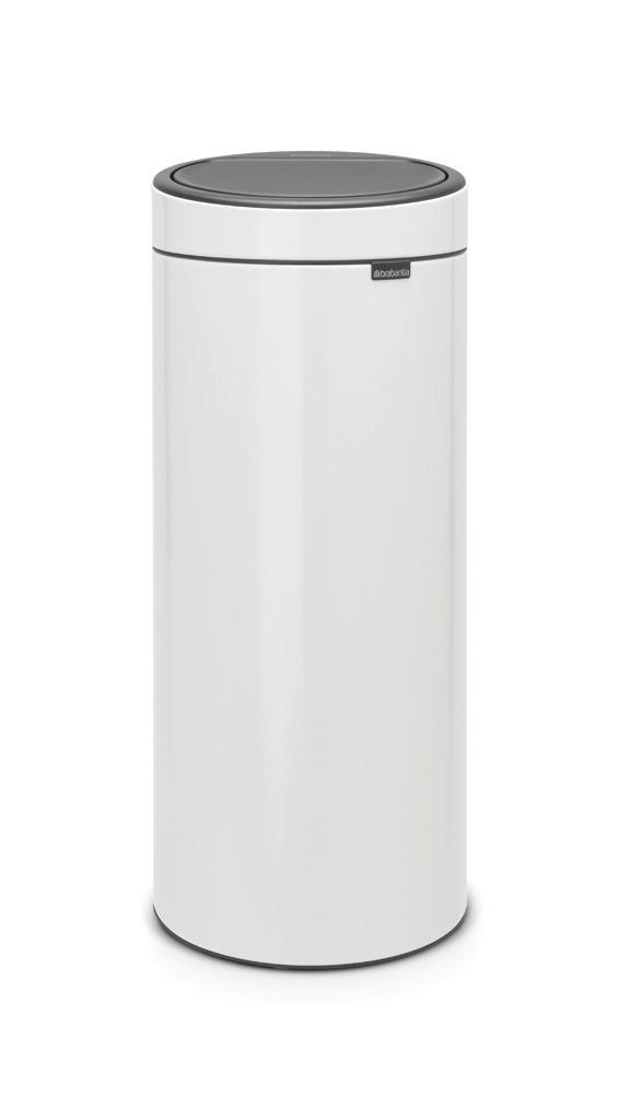 ODPADKOVÝ KÔŠ  30 l - biela, Design, kov/plast (29,5/72/32cm) - Brabantia
