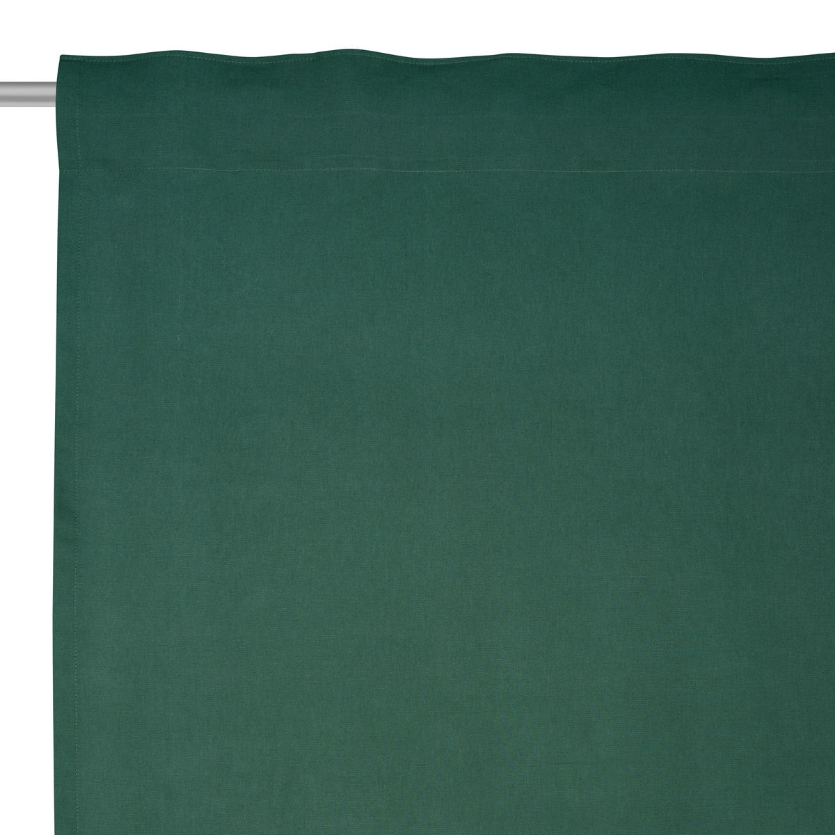 HOTOVÝ ZÁVĚS, neprůsvitné, 140/255 cm - tmavě zelená, Basics, textil (140/255cm) - Bio:Vio