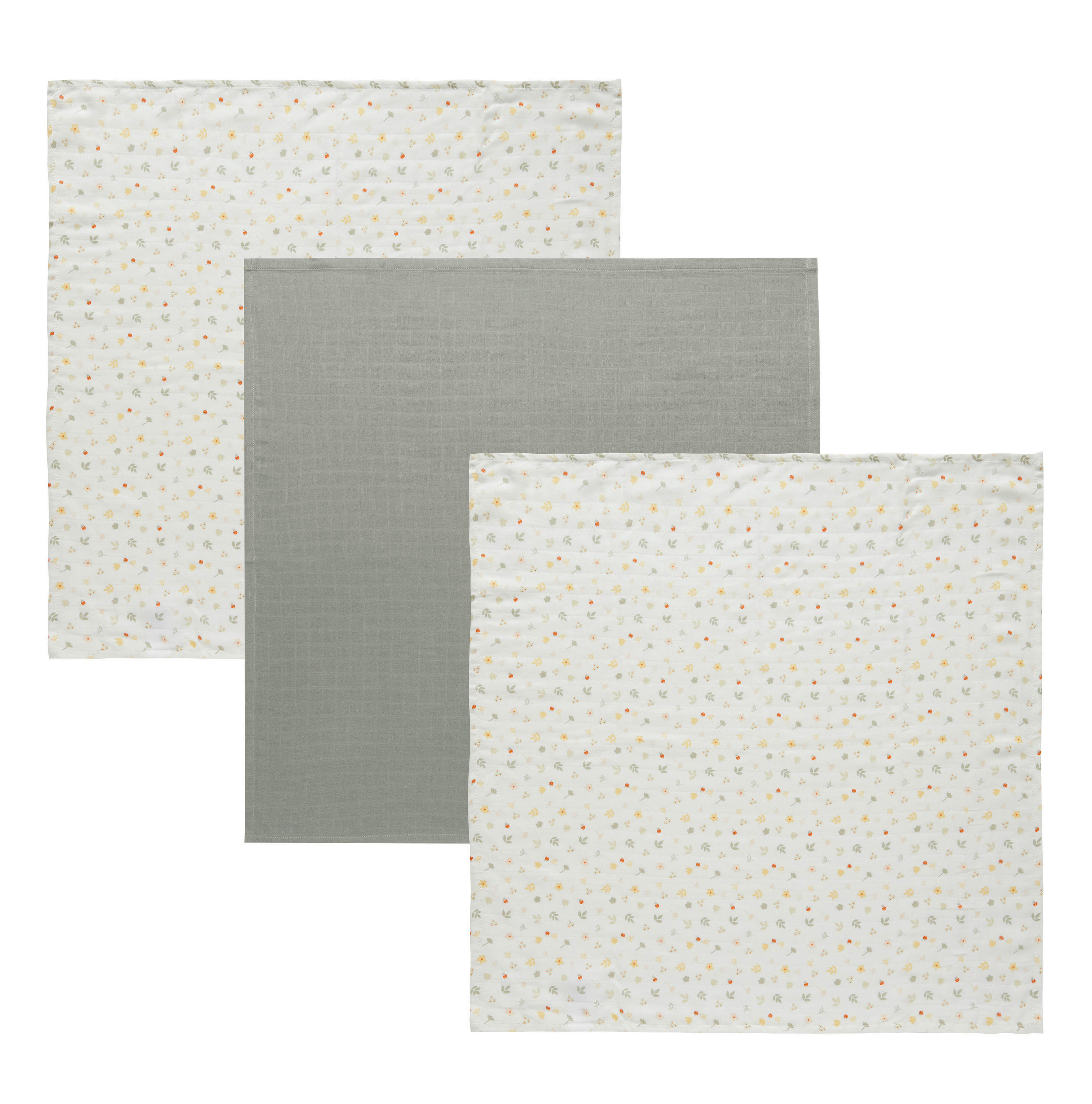 MULLWINDELN - Gelb/Weiß, Basics, Textil (70/70/0,3cm) - Bebe Jou