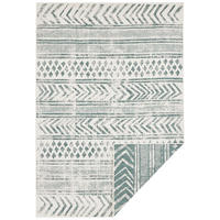 OUTDOORTEPPICH 80/150 cm Twin Supreme Creme, Grün  - Creme/Grün, Design, Kunststoff (80/150cm)