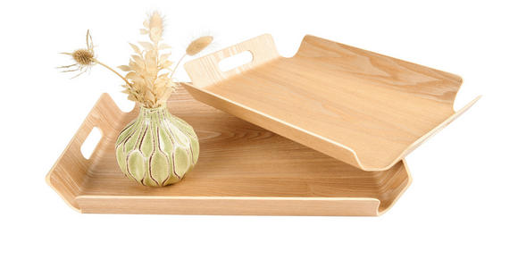 TABLETT 28,5/39,5 cm - Naturfarben, Design, Holz (28,5/39,5cm) - Novel