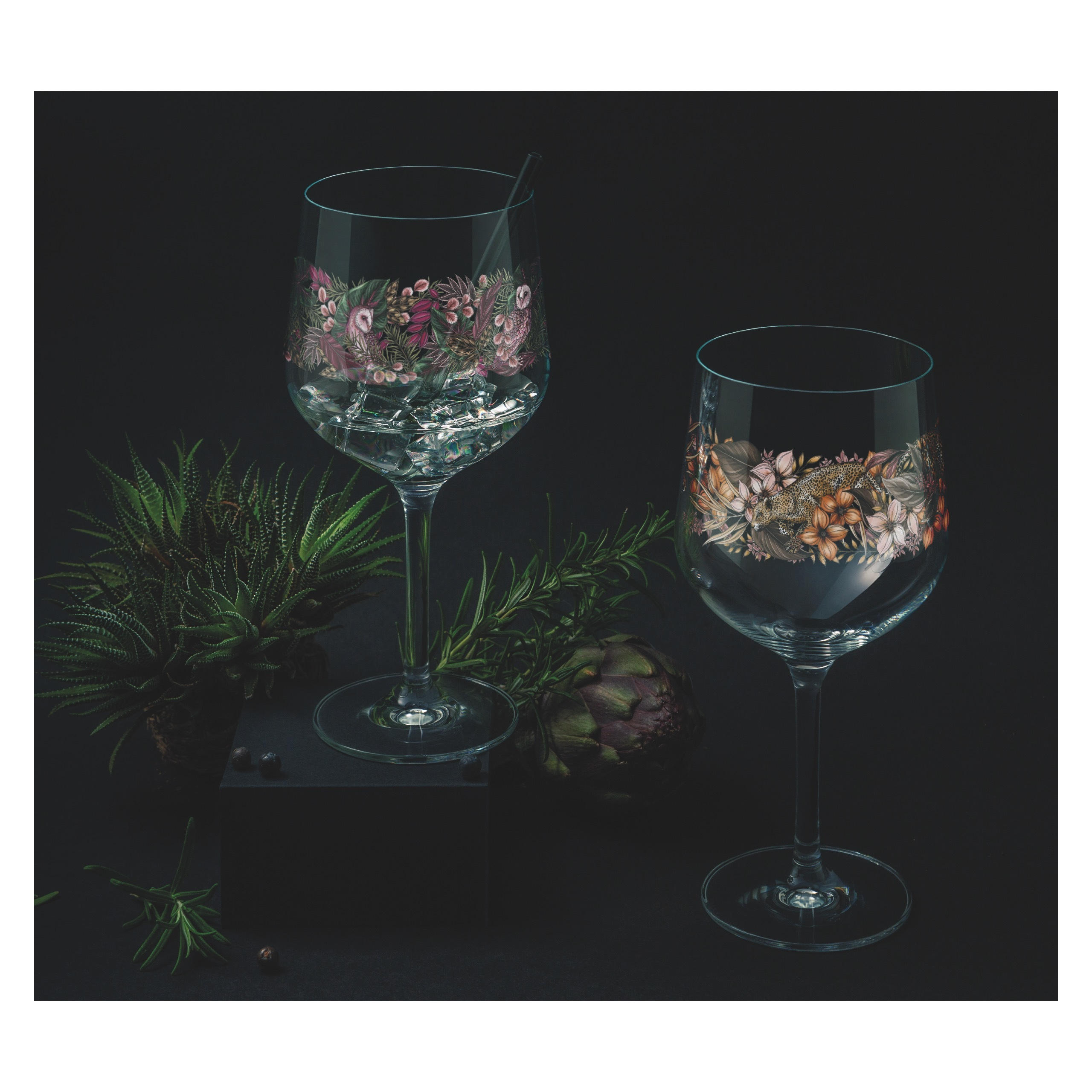 GINGLAS 720 ml 2-teilig  - Pink/Orange, LIFESTYLE, Glas (8,3/21,8cm) - Ritzenhoff