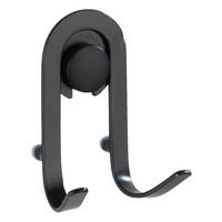 VÄGGKROK  i svart  - svart, Basics, metall (5,5/8,5/4cm)