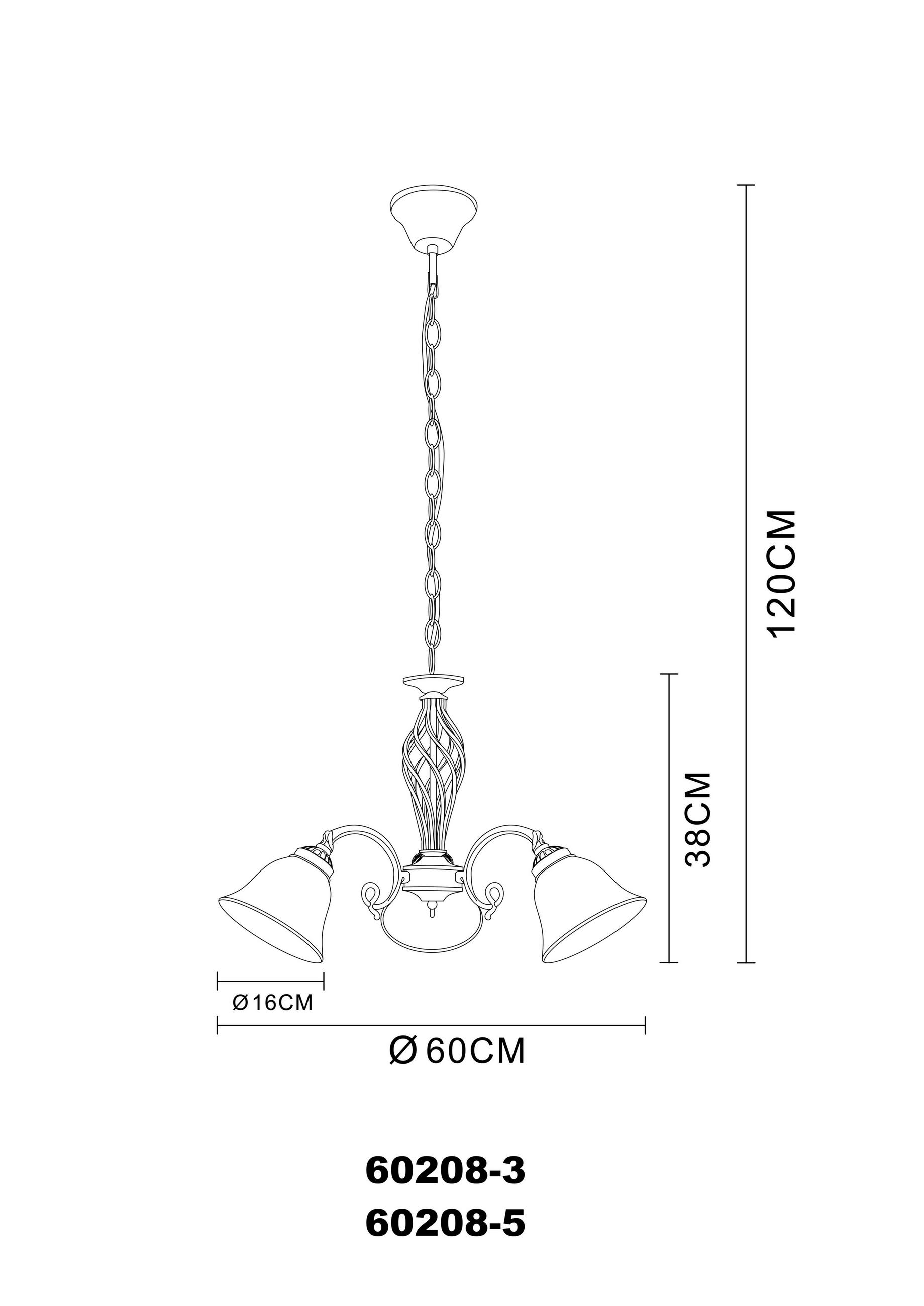 LUSTRĂ 60/120 cm  - Konventionell, sticlă/metal (60/120cm)