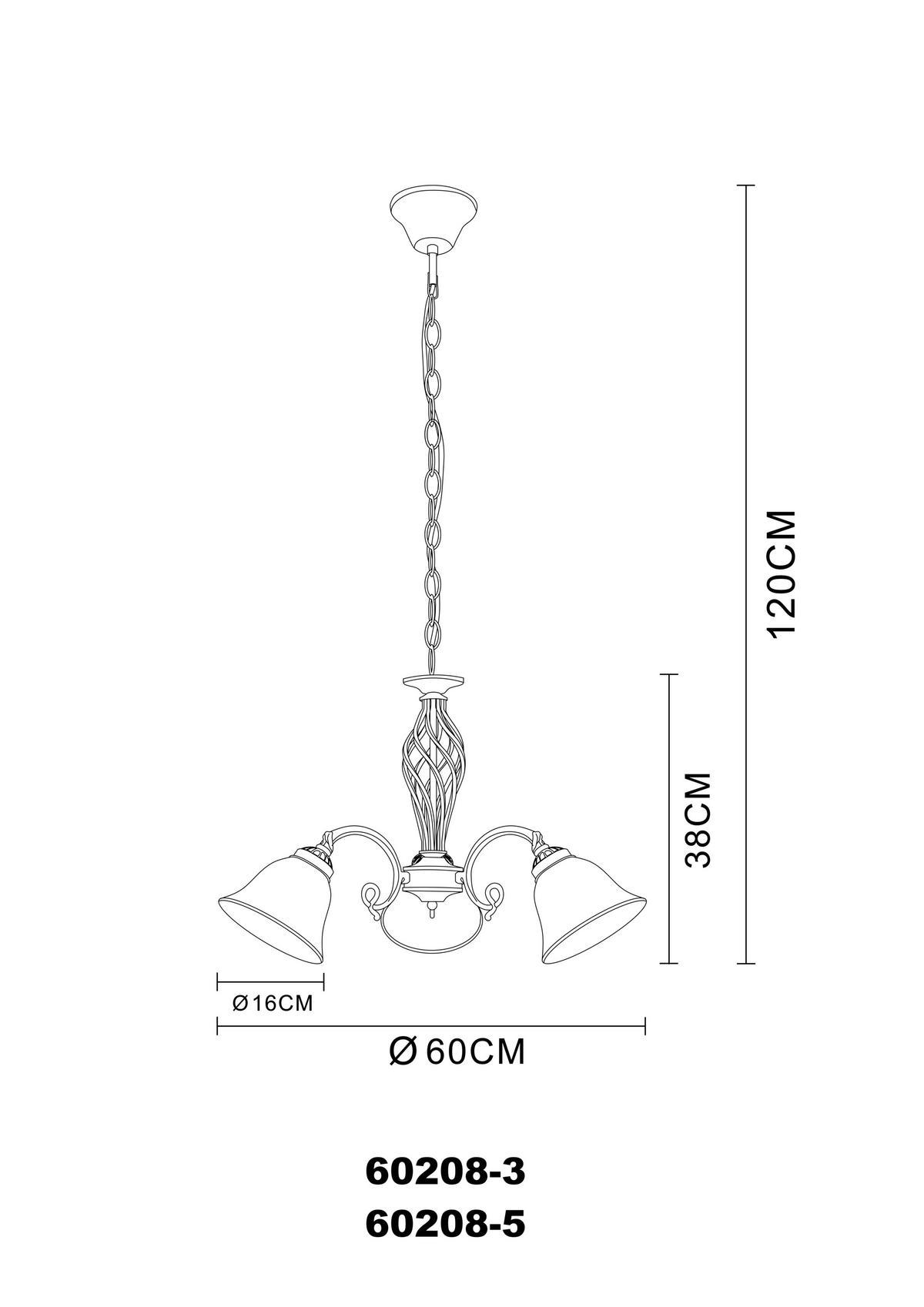 LUSTRĂ 60/120 cm  - Konventionell, sticlă/metal (60/120cm)