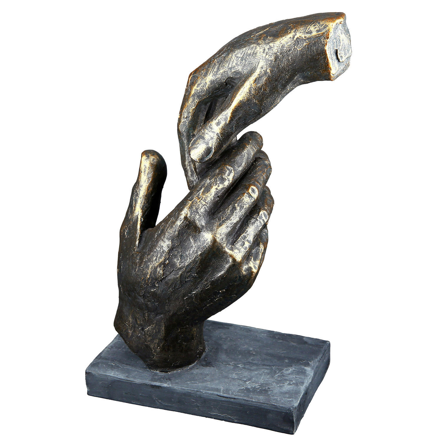 SKULPTUR - Cognac, Basics, Kunststoff (13/21/7cm)
