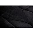 ECKSOFA Schwarz Webstoff  - Chromfarben/Schwarz, Design, Textil/Metall (337/228cm) - Carryhome