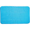 KÚPEĽŇOVÁ PREDLOŽKA, 50/80 cm - modrá, Basics, textil/plast (50/80cm) - Grund