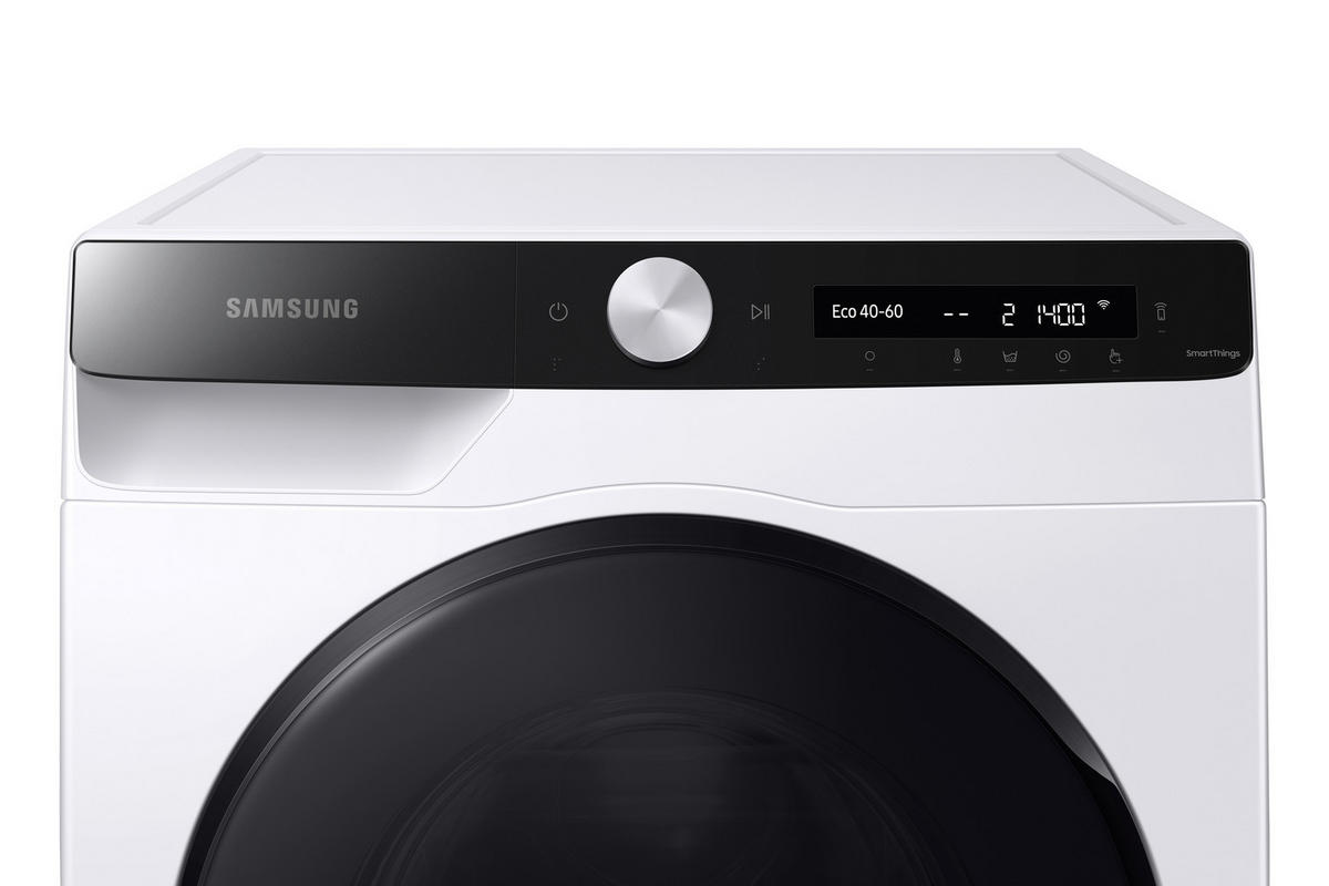 WASCHTROCKNER WD90T534ABE/S2  - Weiß, Basics, Glas/Kunststoff (60/85/65cm) - Samsung