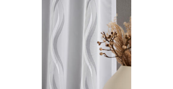 FERTIGVORHANG transparent - Weiß, KONVENTIONELL, Textil (135/245cm) - Esposa