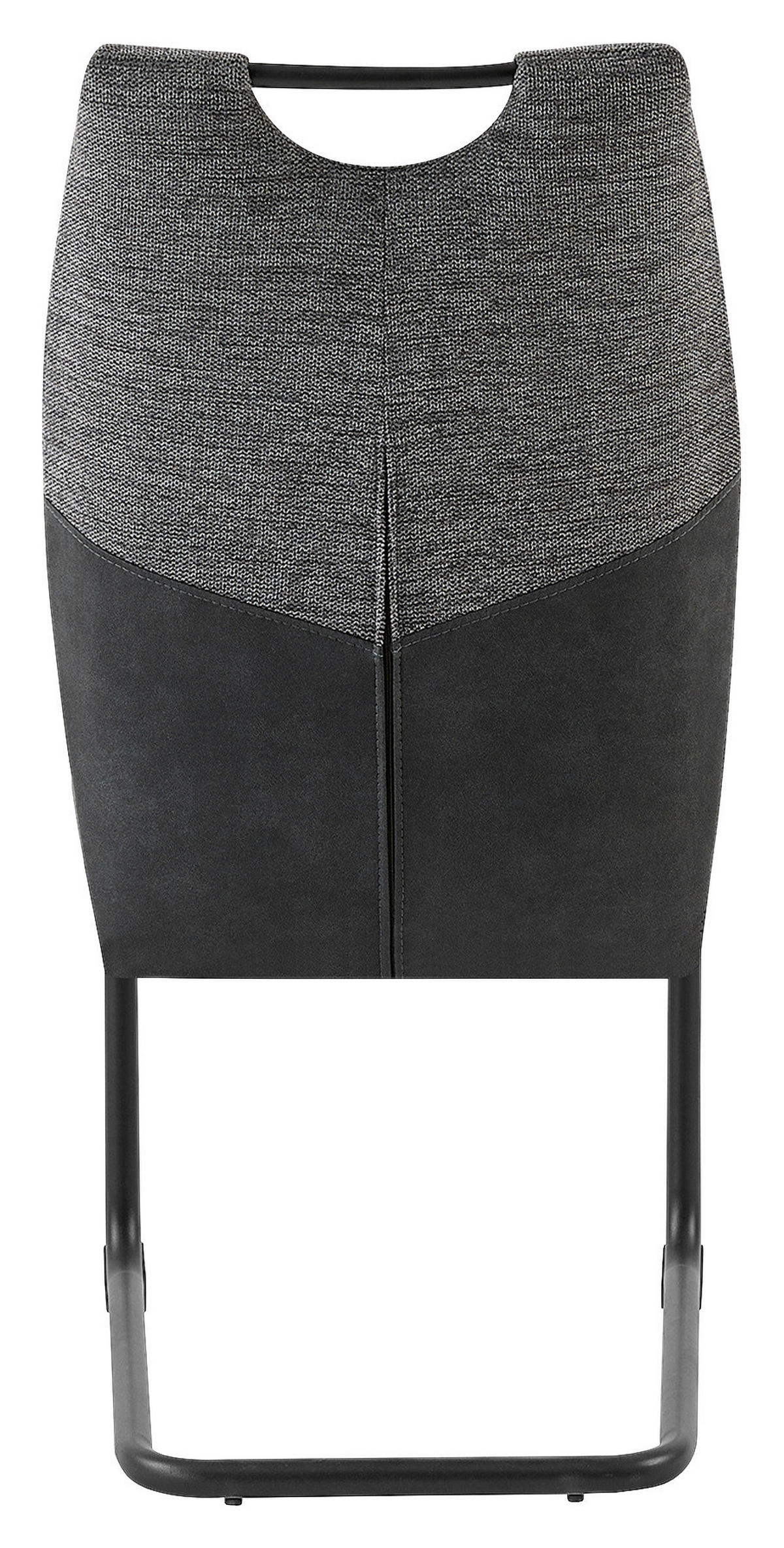 STUHL-SET 2 Stück mit Griff   - Anthrazit/Schwarz, MODERN, Metall (45/94/54cm) - Ambia Garden