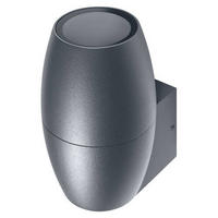 AUßENWANDLEUCHTE Endura Classic Cannon Up 9/7,5/12 cm   - Anthrazit, Basics, Glas/Metall (9/7,5/12cm) - Ledvance