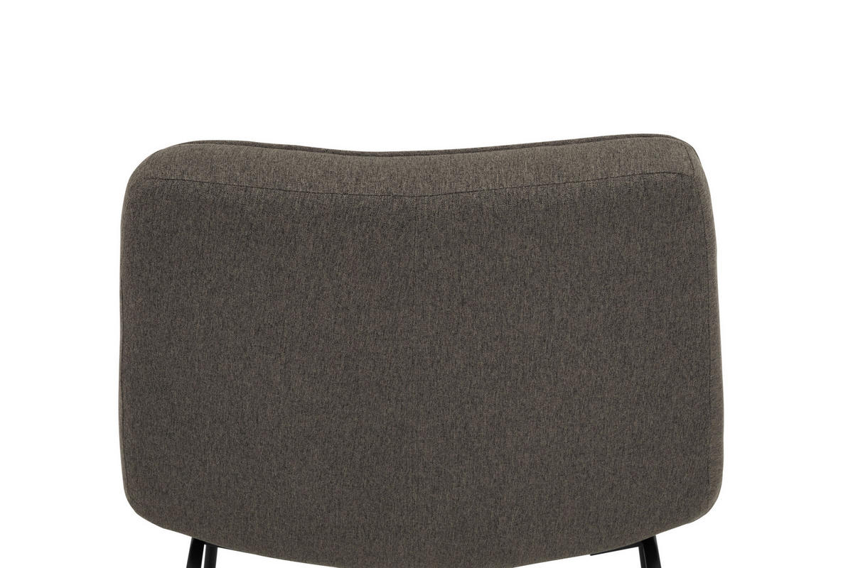 SESSEL Webstoff Grau    - Schwarz/Grau, MODERN, Textil/Metall (66/85/69cm) - P & B