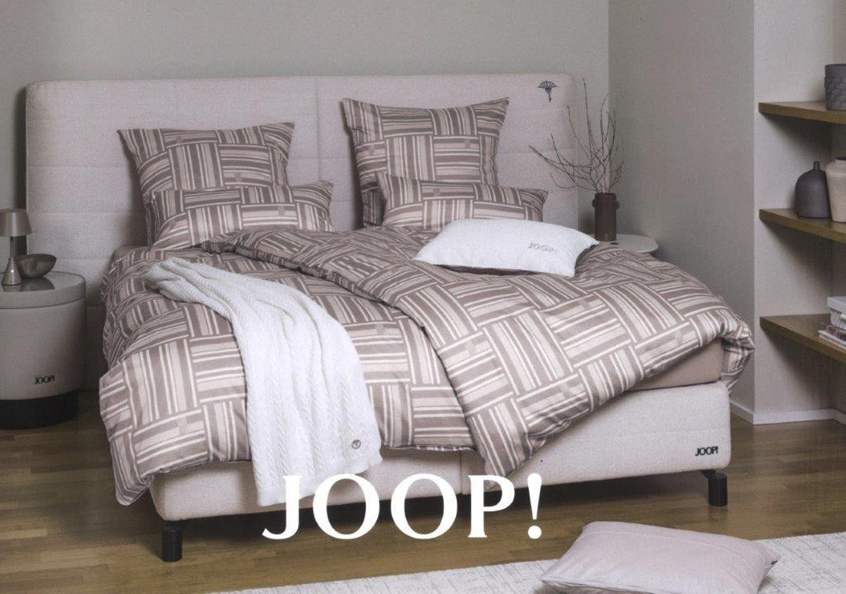 POSTELJINA S DVA LICA 200/200 cm  WEAWE  - boje pijeska, Konvencionalno, tekstil (200/200cm) - Joop!
